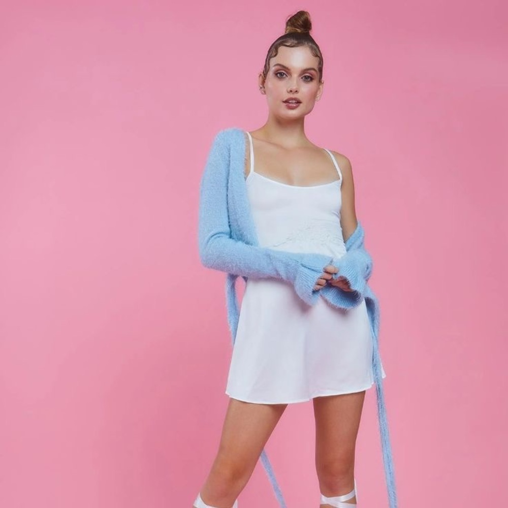 Dollskill FLAWLESS FOOTWORK CHIFFON CAMI DRESS